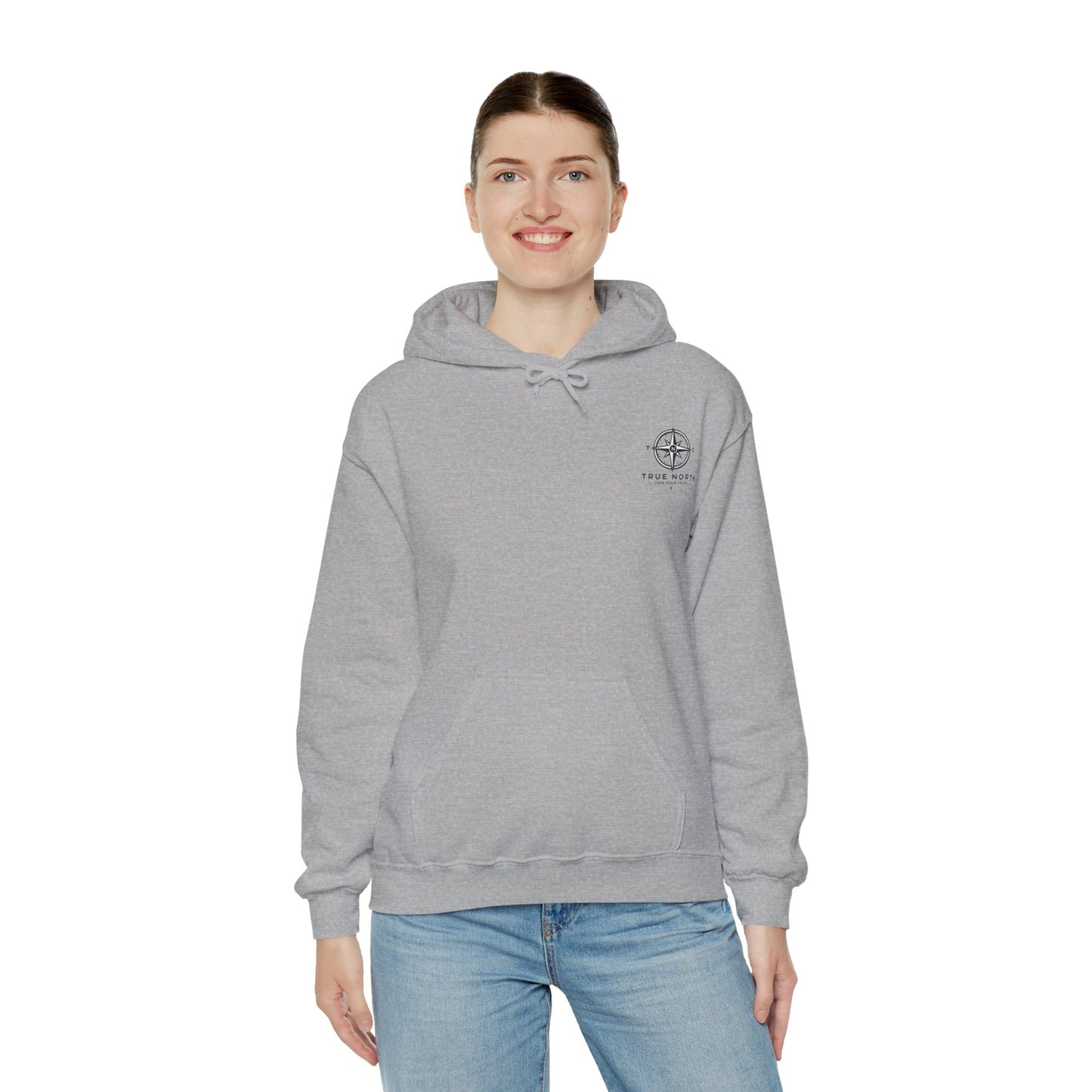 "True Course, True Self" - True North Navigation Hoodie