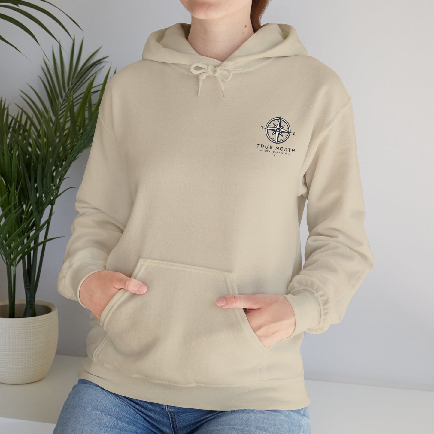 "True Course, True Self" - True North Navigation Hoodie
