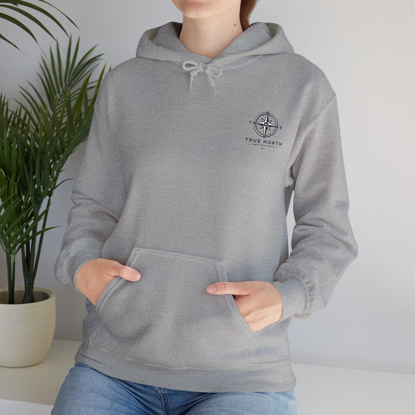 "True Course, True Self" - True North Navigation Hoodie