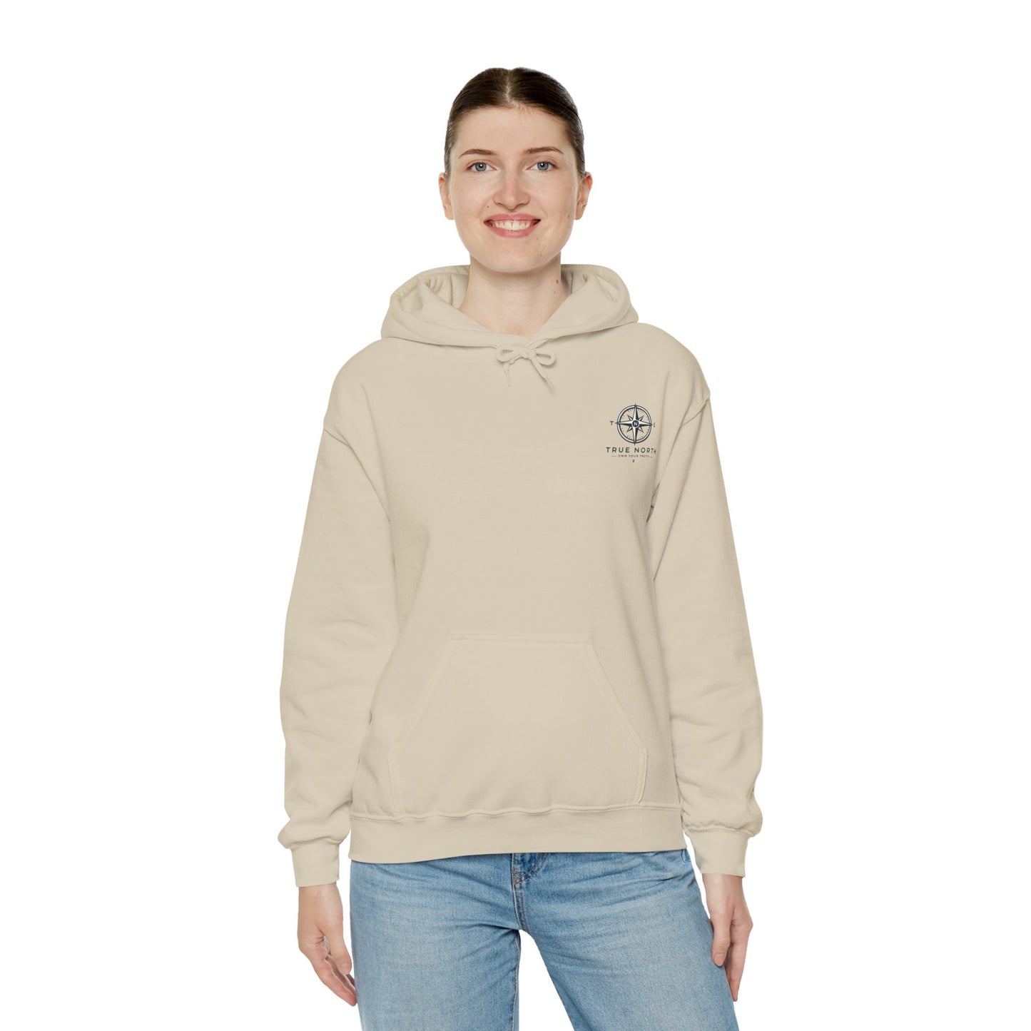 "True Course, True Self" - True North Navigation Hoodie