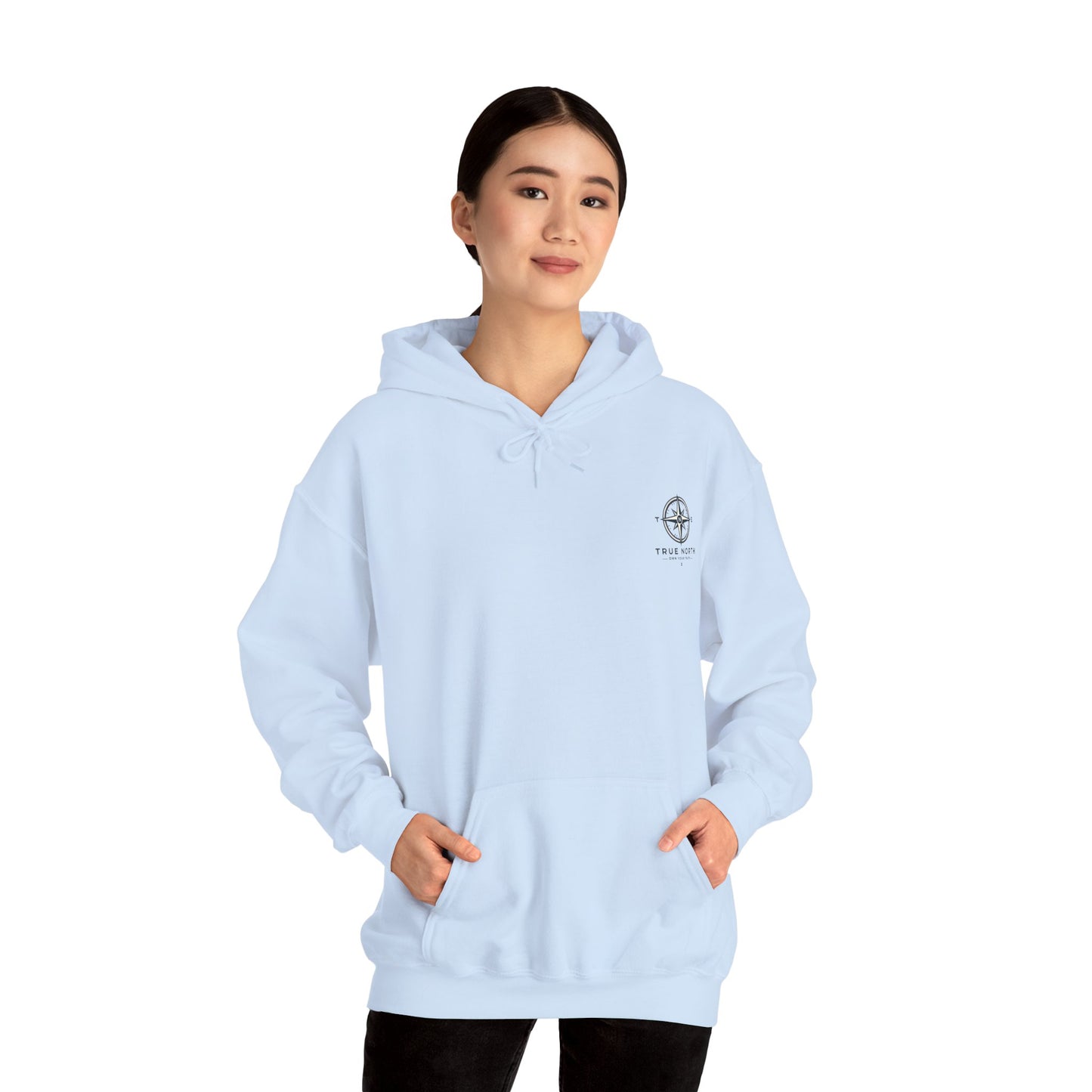 "True Course, True Self" - True North Navigation Hoodie